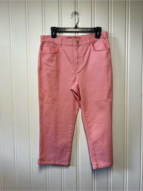Lauren Ralph Lauren Denim - VTG Lauren Jeans Co Ralph Lauren Pink Denim Capri Pants Y2K Barbiecore size 8
